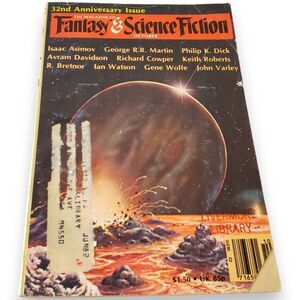F&SF Magazine Oct 1981 Philip K Dick George RR Martin "The Last Defender" Asimov